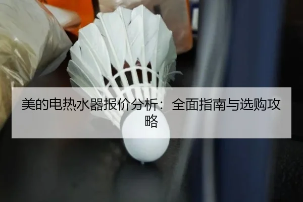 美的电热水器报价分析：全面指南与选购攻略